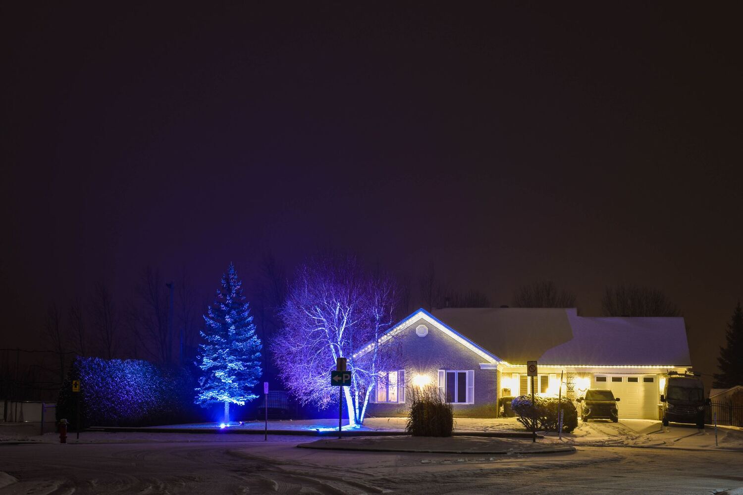 Barrhaven at night