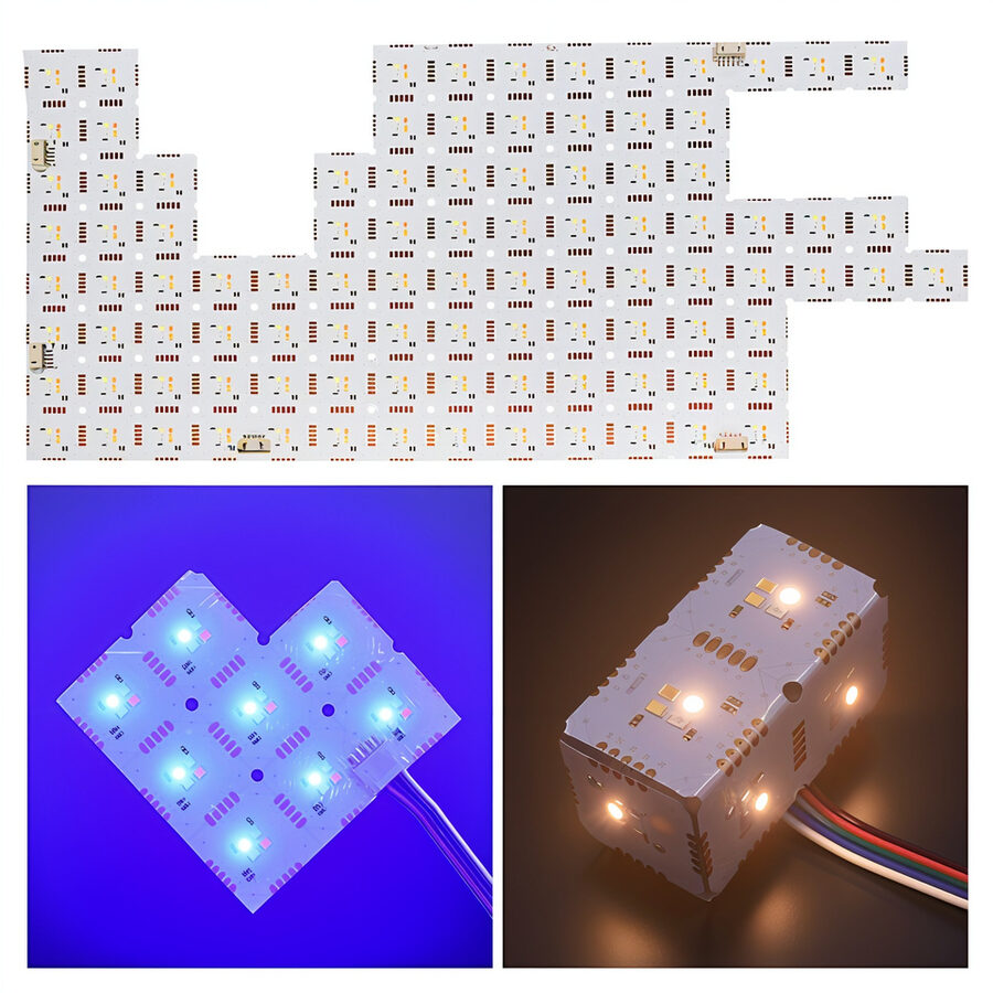IllumiDEL flexible LED sheet, cut to shape